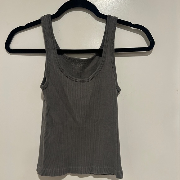 Brandy Melville Tops - Brandy Melville/John Galt Gray Ribbed Women's Tank Top